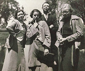 (L-R):Ruth, Marguerite, Ralph & Barbara Pike